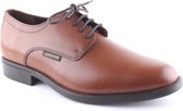 Mephisto COOPER  geklede lage veterschoen cognac