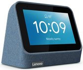 LENOVO Smart Clock 2 Blauw - 4 inch kleuren-display - Google Assistant