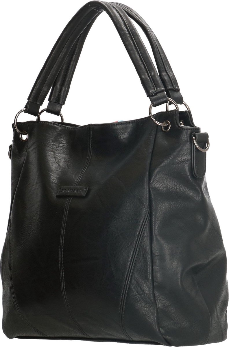 Charm London buideltas suede S zwart | 022963-Zwart