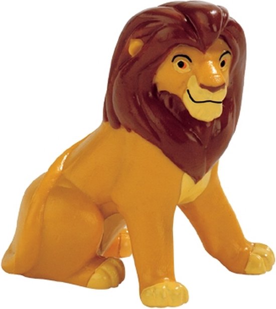 Bullyland - Le Roi Lion - Figurine de jeu Simba - gâteau - 6,5 x 4 x 7 cm  (lxlxh)
