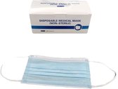Anhui Medische wegwerp mondkapjes | Mondmasker | Type II | BFE>98 | 50 Stuks | Gecertificeerd | CE - EN14683:2019 | Disposable Medical Mask | 3 Laag