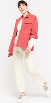 LOLALIZA Corduroy overhemd met knopen - Fuchsia - Maat L