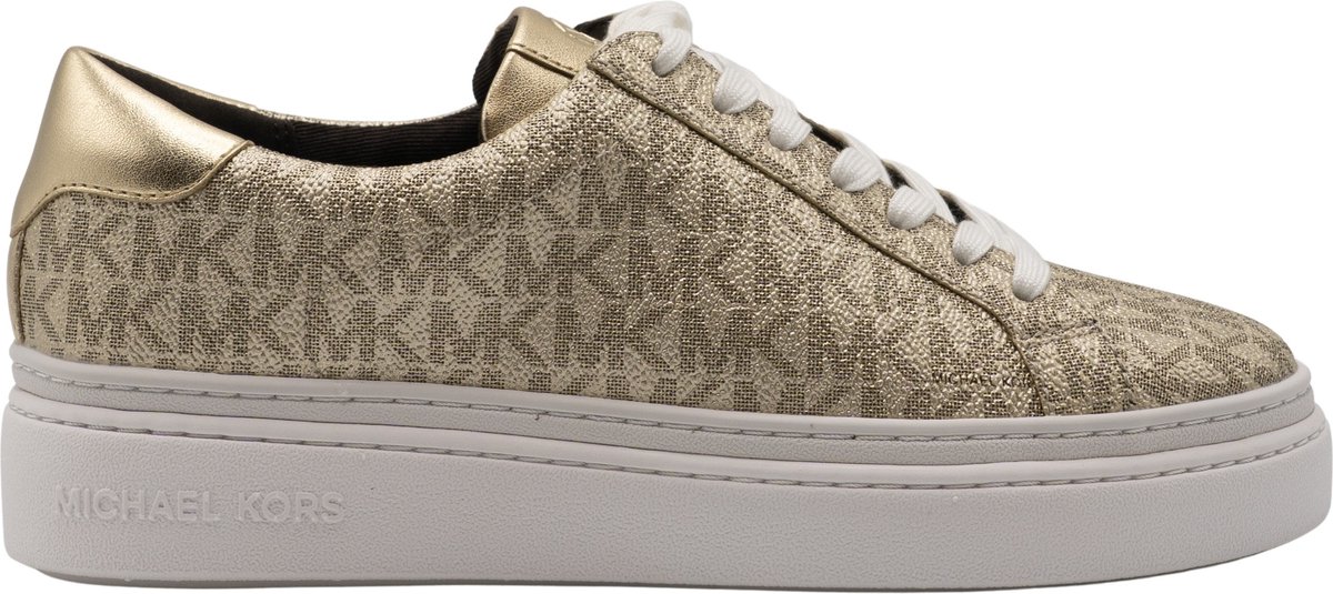 Michael Kors Chapman Lace Up Dames Sneakers - Goud - Maat 37