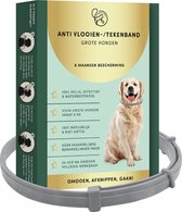 Vlooienband Grote Hond Tekenband - 100% Natuurlijk Veilig en Waterbestendig