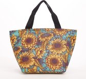 Eco Chic - Cool Lunch Bag _ small - C33TL - Teal - Sunflower