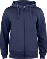 Clique Basic Active Hoody Full Zip dark navy xs