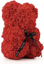 Rose - Teddybeer - 25cm - Verjaardag - Bloemen beer - Verassing - Cadeautje - valentijn