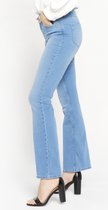 LOLALIZA Wijduitlopende skinny jeans - Licht Blauw - Maat 46