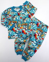 Baby Pyjama 2 delig  broek en shirt met lange mouwen. 100% gekamd katoen