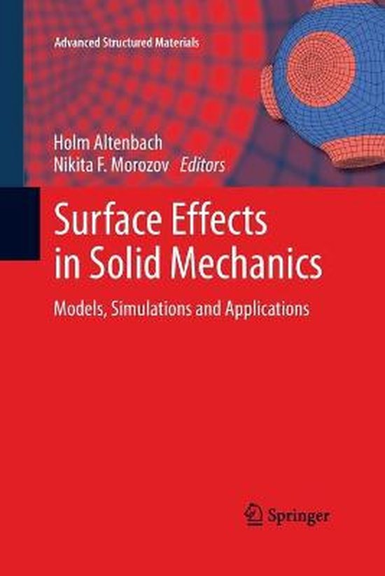 Surface Effects in Solid Mechanics - cover