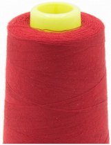 Overlock Garen per 4 stuks -  3000 Yards (2742 meter) per stuk - In 36 kleuren leverbaar - Rood