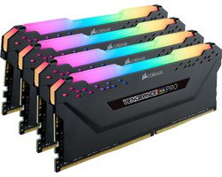 Corsair - RAM geheugen - CMW64GX4M4D3600C18 - 64GB - DDR4 - 3600MHz - 4 x 16GB - RGB