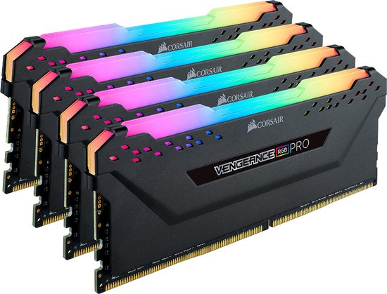 Corsair - RAM geheugen - CMW64GX4M4D3600C18 - 64GB - DDR4 - 3600MHz - 4 x 16GB - RGB