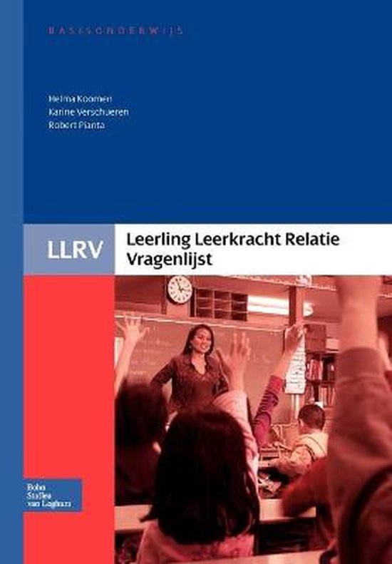 Leerling Leerkracht Relatie Vragenlijst (LLRV) - handleiding - cover
