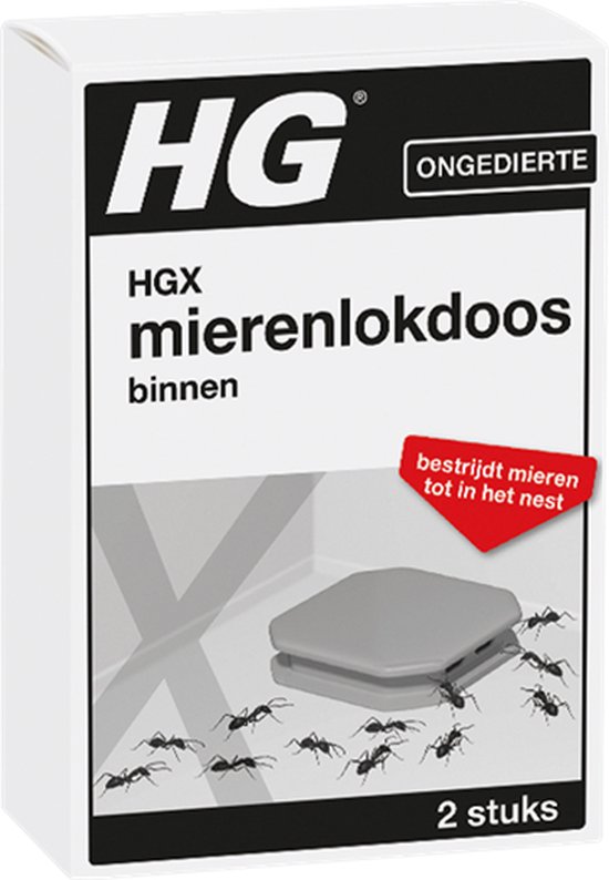 Foto: Hg mierenlokdoos voor binnen 2 x 2 4 mierenlokdozen 2 microvezeldoek