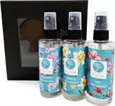 Season Originals Home perfume Giftbox 3x100ml in vierkante cadeauverpakking - Lelie - Hyacint - Narcis -Season Originals Interieurspray-Room Spray-Huisspray-Home Fragrances-Luchtve