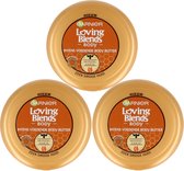 Garnier Loving Blends Body Butter Zeer Droge Huid Honing Goud - Multi Pack - 3 x 200ml