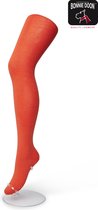 Bonnie Doon Biologisch Katoenen Maillot Dames Rood maat 42/44 XL - Uitstekende pasvorm - Gladde Naden - OEKO-TEX gecertificeerd - Bio Cotton Tights - Duurzaam en Huidvriendelijk Bi