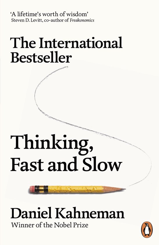 Boek cover Thinking Fast & Slow van Daniel Kahneman (Paperback)