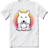 Saitama T-Shirt | Wolfpack Crypto ethereum Heren / Dames | bitcoin munt cadeau - Wit - L