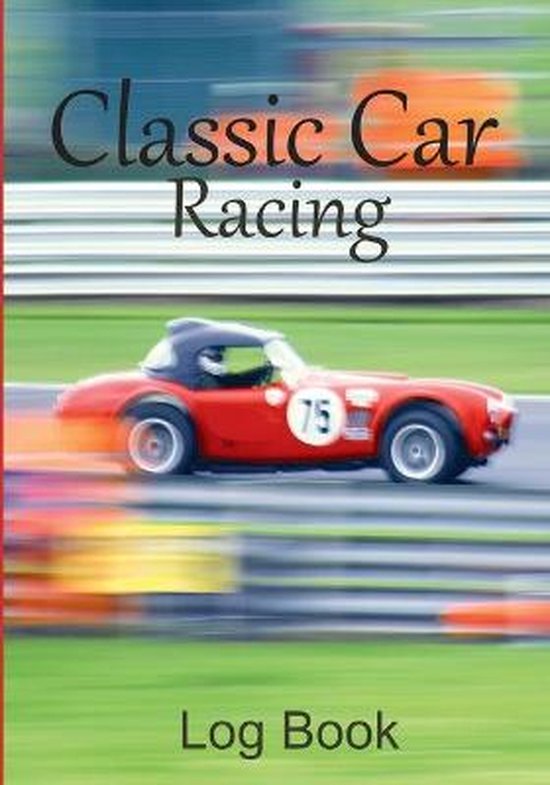 Classic Car Racing Log Book - cover