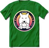 Saitama T-Shirt | Wolfpack Crypto ethereum Heren / Dames | bitcoin munt cadeau - Donker Groen - S