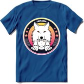 Saitama T-Shirt | Wolfpack Crypto ethereum Heren / Dames | bitcoin munt cadeau - Donker Blauw - XXL