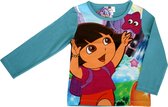 Dora the Explorer Meisjes Longsleeve - Nickelodeon - Groen - T-shirt met lange mouwen - Maat 116
