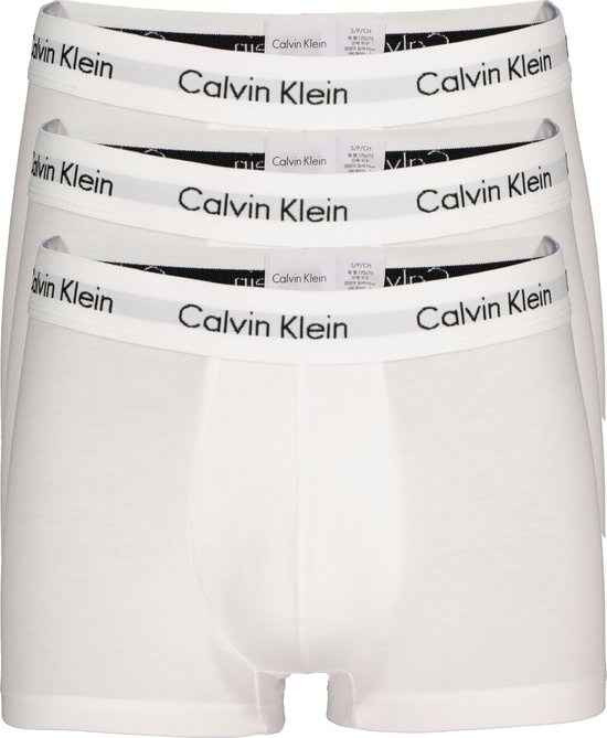 Calvin Klein 3-Pack Heren Boxershorts - Wit