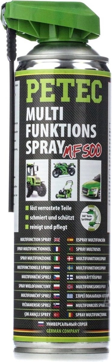 Petec multi functionele spray MF 500 (kruipolie)