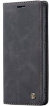 CaseMe Bookcase Pasjeshouder Hoesje Samsung Galaxy S20 Zwart - Telefoonhoesje - Smartphonehoesje - Zonder Screen Protector