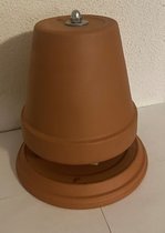 LaVi Terracotta kachel - Tafelhaard - Theelicht verwarming - Terracotta haard