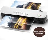 Technique Lamineerapparaat - Incl Lamineerhoezen - Tot 125 Micron - Koud En Warm - Thuis - Kantoor - Lamineerapparaat - Lamineermachine - Lamineerhoezen