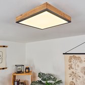 Belanian - 1-delige Vierkante Plafondlamp - Muurlamp - Industriële lamp - LED lamp - Vintage lamp - Hanglamp - Bruin/Wit/Zwart - design lamp - sfeerlamp