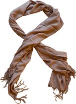 Premium kwaliteit dames sjaal / Zomersjaal / lange sjaal - Beige