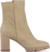 Mace Vrouwen Nubuck       Enkellaarsjes / Laarzen / Damesschoenen M1120 nub - Beige - Maat 40