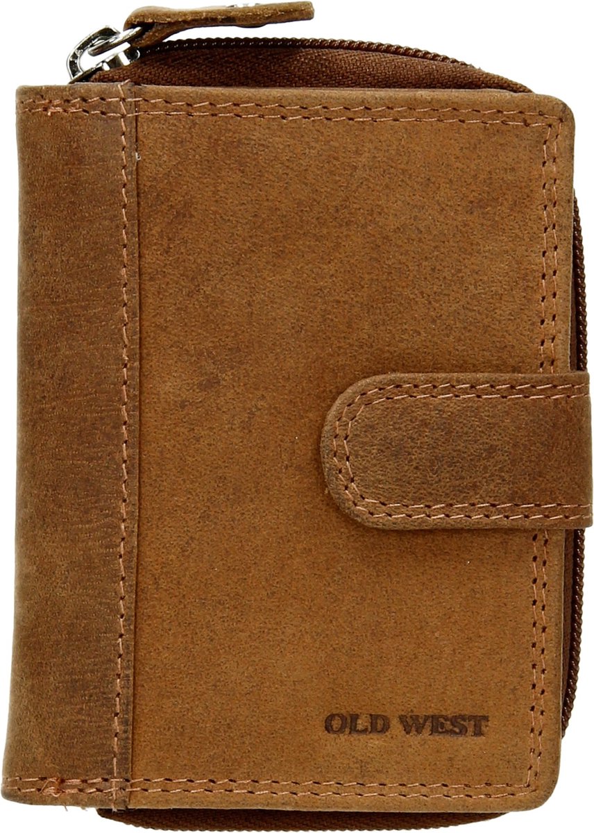 Nuba Portemonnee Klein Formaat – Buffel Leer – Fair Made – Anti Skim – 10 Pasjes – Cognac