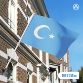 Vlag Oeigoeren 100x150cm