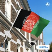 Vlag Afghanistan 100x150cm - Glanspoly