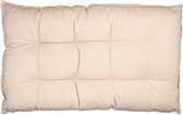 Palletkussen Foam 80*120*12 cm Beige Katoen, Polyester Rechthoek Loungekussens Matraskussen Tuinkussens