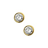 The Jewelry Collection Oorknoppen Diamant 0.40 Ct. - Geelgoud