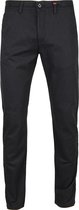 MAC - Broek Lennox Navy Print - Slim-fit - Broek Heren maat W 36 - L 34