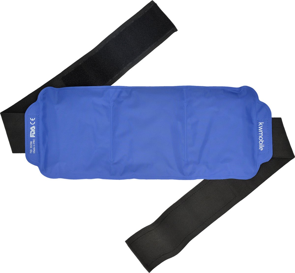 Goedkoopste Navaris herbruikbaar hot cold pack - Gelkompres voor warm of koud gebruik - 33x14,5x1,5 cm met bevestigingsriem - Als coolpack of warmtekompres