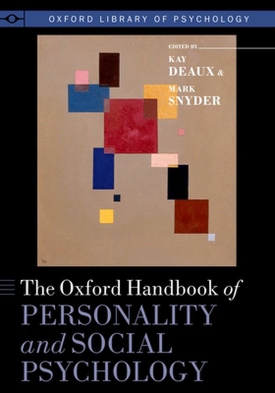 Oxford Handbook Of Personality And Social Psychology - cover