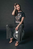 Colourful Rebel Jolie Geo Broek Zilver Dames - Polyester - S