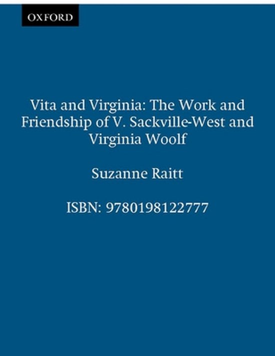 Vita and Virginia - cover