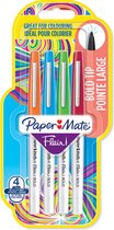 Paper Mate viltstift Flair Bold, blister met 4 stuks in geassorteerde kleuren