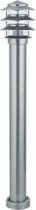 LED Tuinverlichting - Staande Buitenlamp - Kayo 4 - E27 Fitting - Rond - RVS - Philips - CorePro LEDbulb 827 A60 - 8W - Warm Wit 2700K