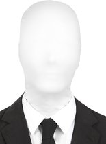FUNIDELIA Wit Slenderman masker voor volwassenen Horrorfilm - Wit