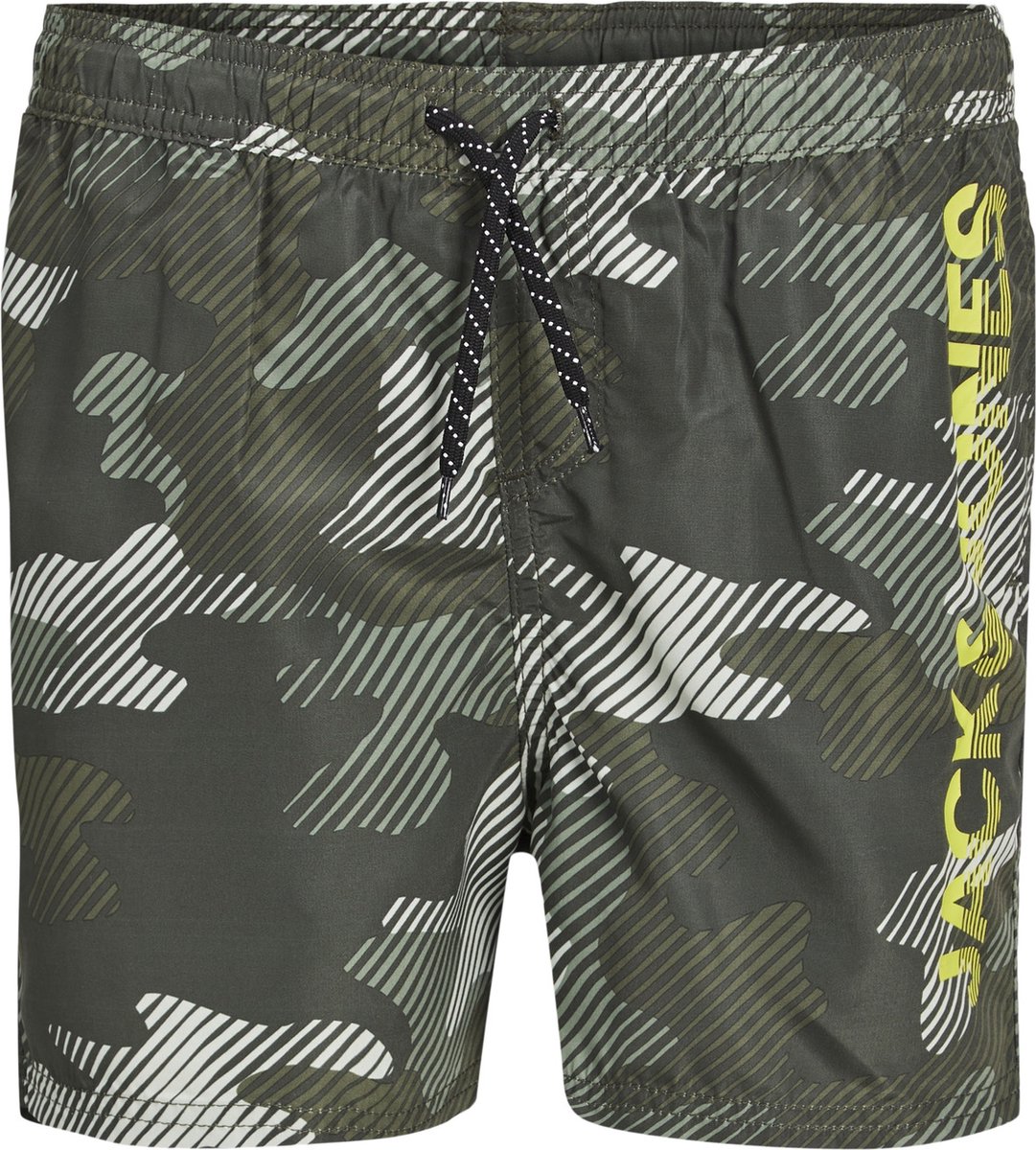 JACK&JONES JUNIOR JPSTCRETE JJSWIM AKM CAMO LOGO LN JNR Jongens Zwembroek - Maat 164